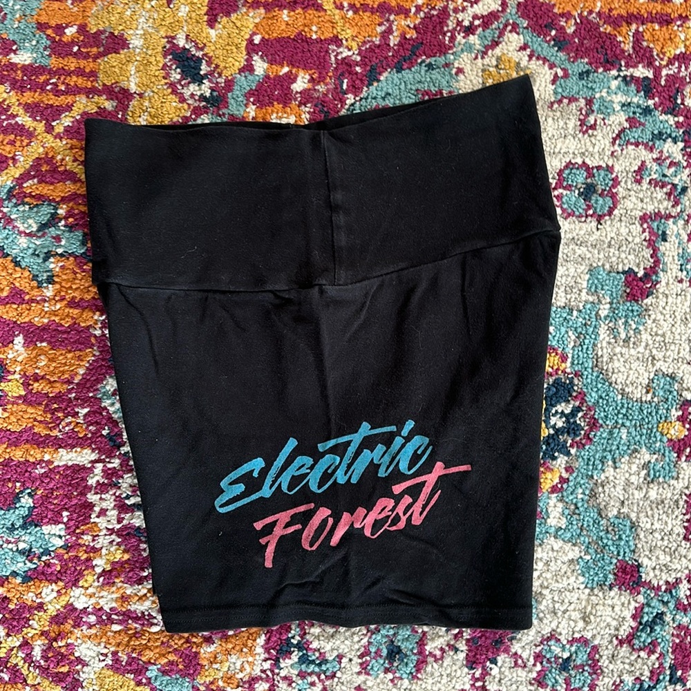 Electric forest booty shorts medium